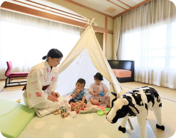 お子様が遊ぶ様子