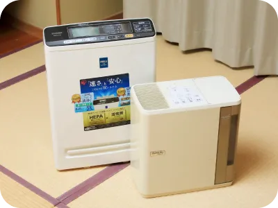 空気清浄機・加湿器（貸出品）
