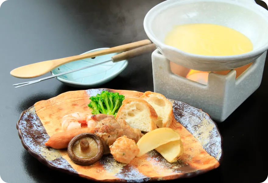 満月鍋（チーズフォンデュ）