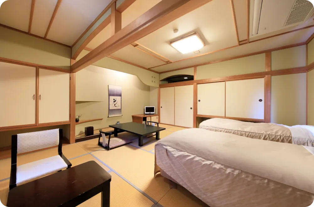 12畳／ベッド 和室