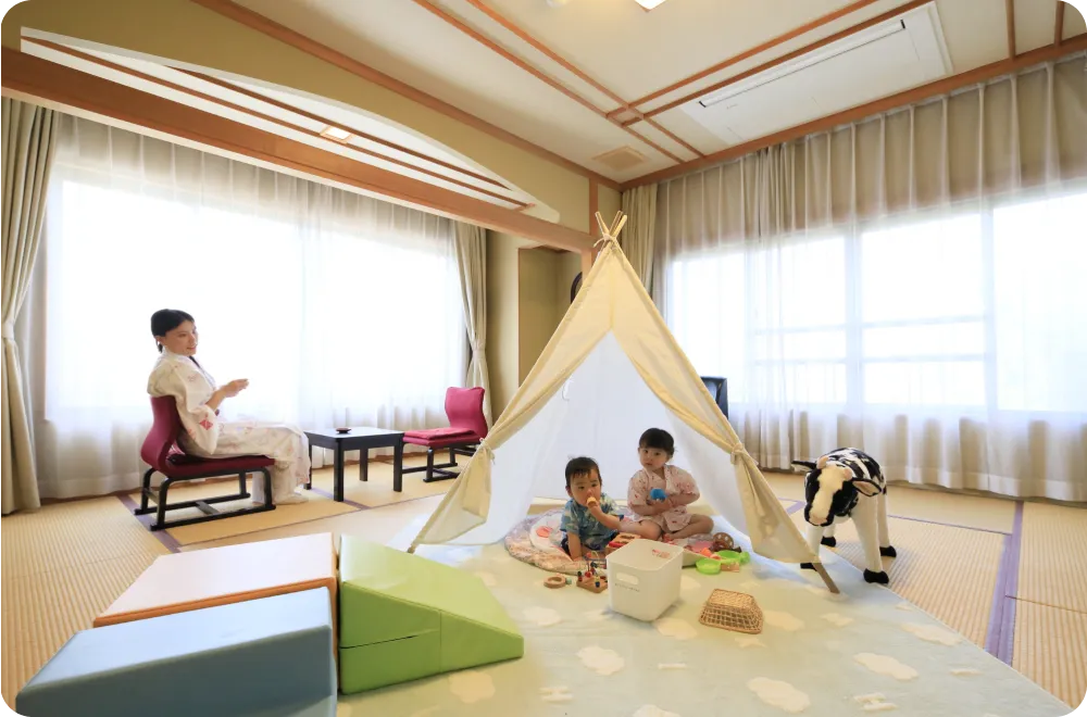 和室10畳＋広縁2畳／トイレ付 ウェルカムベビー認定客室